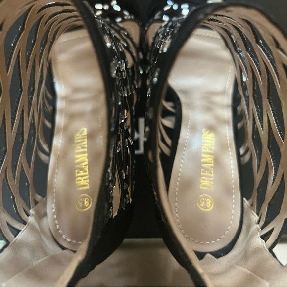 Stilettos high heels size 8.5 black - Picture 7 of 7